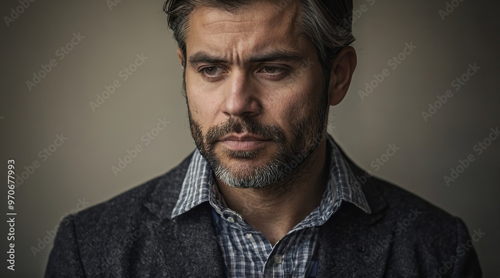 Pensive man Pensive man
