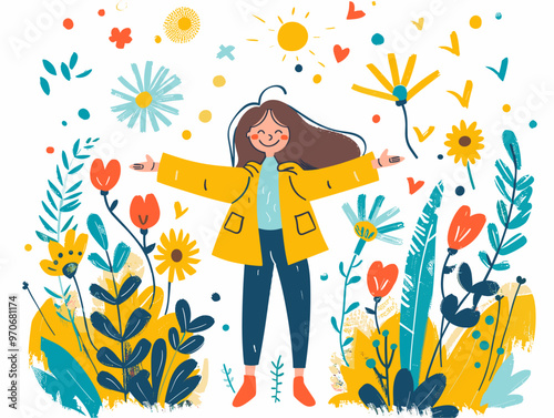 Blissful Being: Embodiment of Well-Being, Happiness, and Life's Harmony