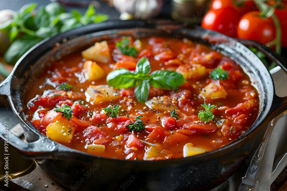 Tomato Vegetable Soup Photo Tomato Vegetable Soup Photo