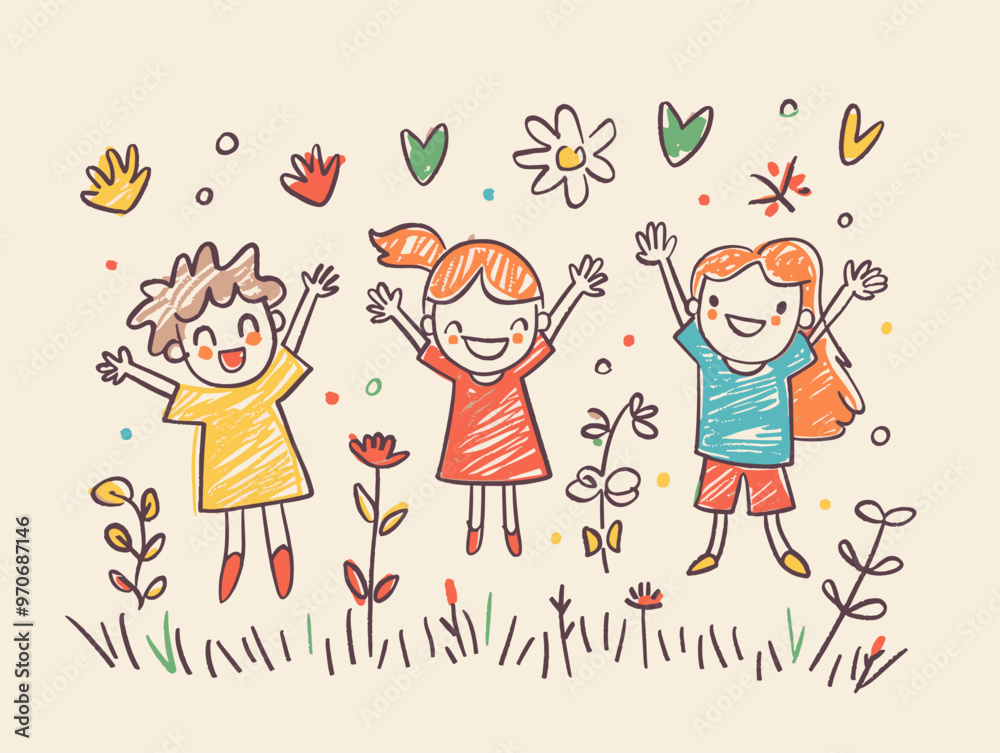 Children's Ebullient Moments: A Vibrant Canvas of Laughter and Joy Children's Ebullient Moments: A Vibrant Canvas of Laughter and Joy
