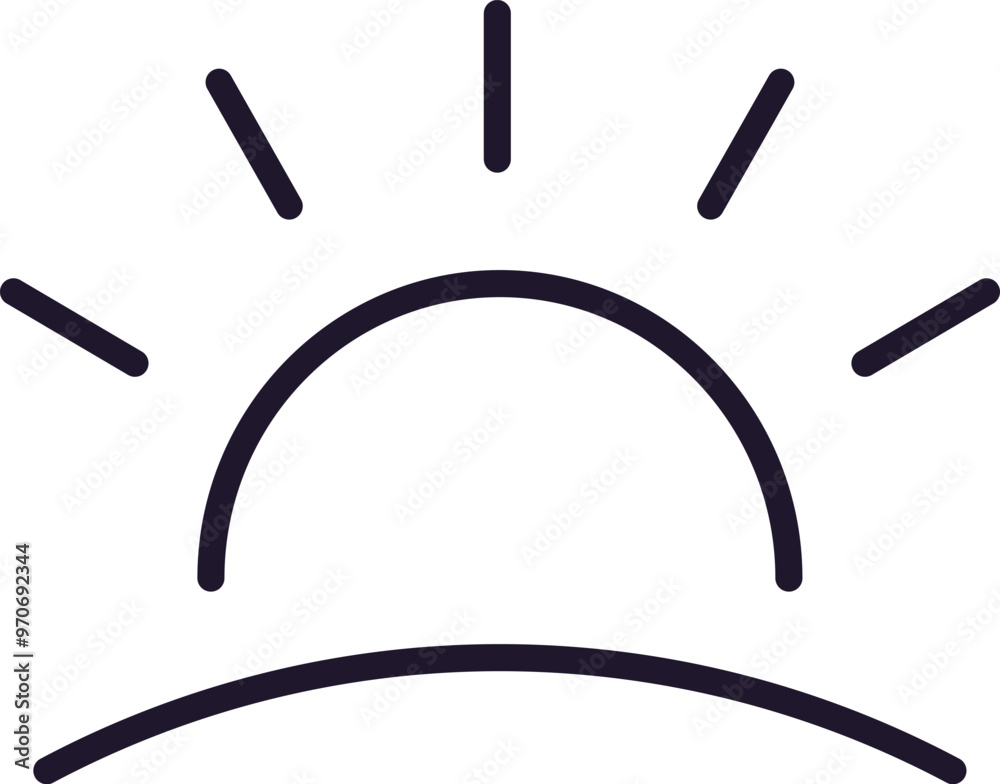 Sun Isolated Simple Icon for Websites and Apps Sun Isolated Simple Icon for Websites and Apps
