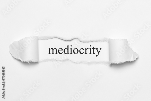 mediocrity	 photo