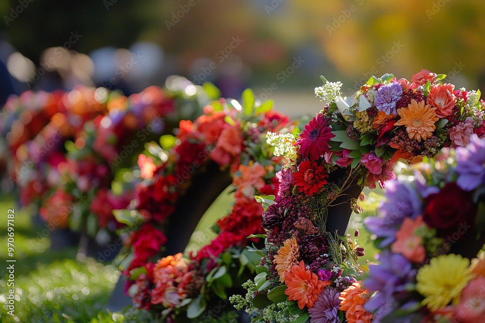 Community Wreath Laying Ceremony on All Saints' Day in Cemetery Community Wreath Laying Ceremony on All Saints' Day in Cemetery