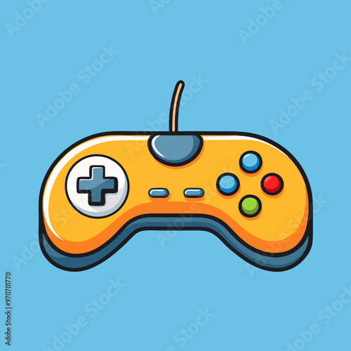 game joystick controller gamepad vector illustration