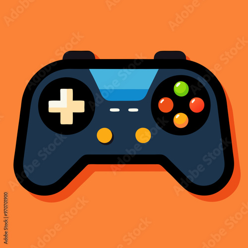 game joystick controller gamepad vector illustration