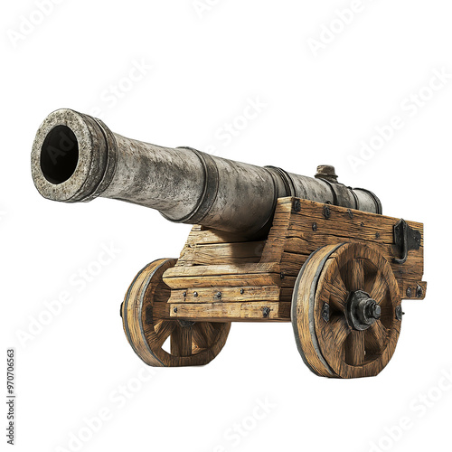 Obraz na płótnie Medieval cannon. w salonie