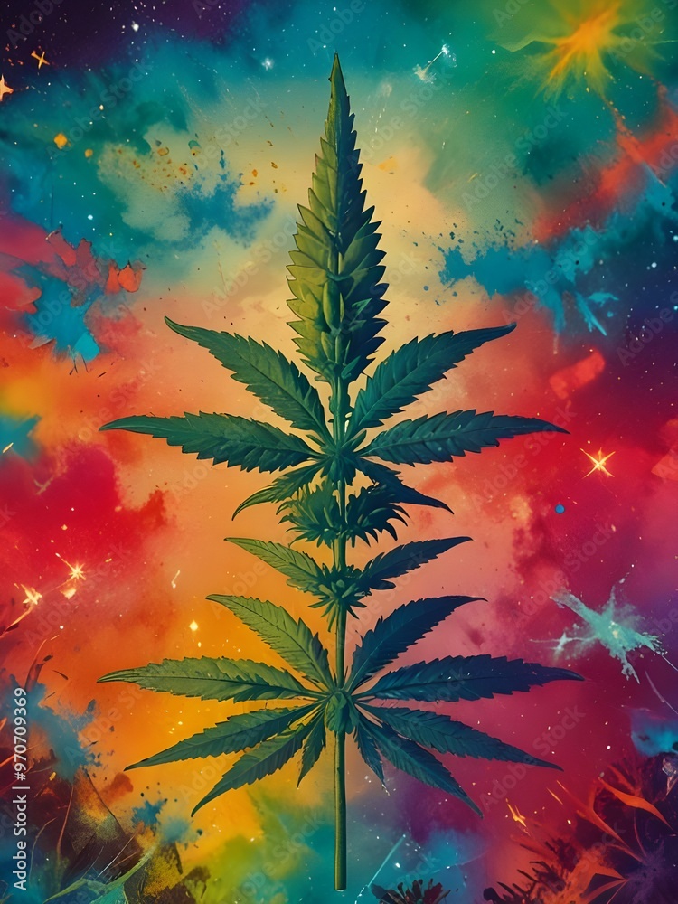 Cannabis Flower and Leaves Cannabis Flower and Leaves