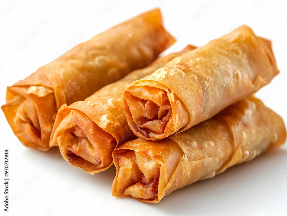 Crispy Fried Spring Rolls Photo - Appetizer Crispy Fried Spring Rolls Photo - Appetizer