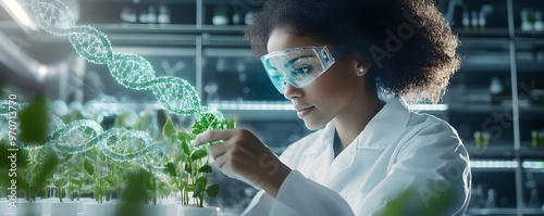 Scientist Conducting Hologr...