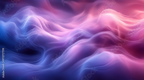 Flowing Abstract Waves Generative AI