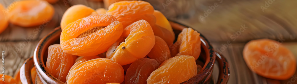Photo - Close-up of Dried Apricots, a Healthy Snack Photo - Close-up of Dried Apricots, a Healthy Snack