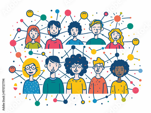 Connected Online Communities: A Network of Relationships and Support