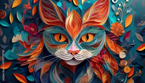 Cat Identity and Cat Concepts Identity Digital Art Painting 