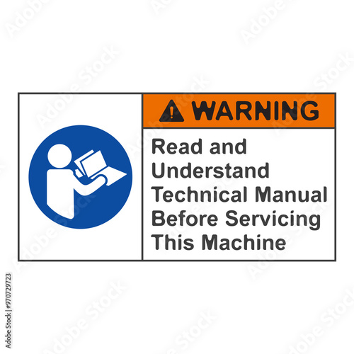 Refer to instruction manual flat symbol