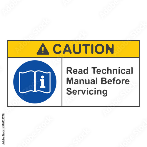Refer to instruction manual flat symbol