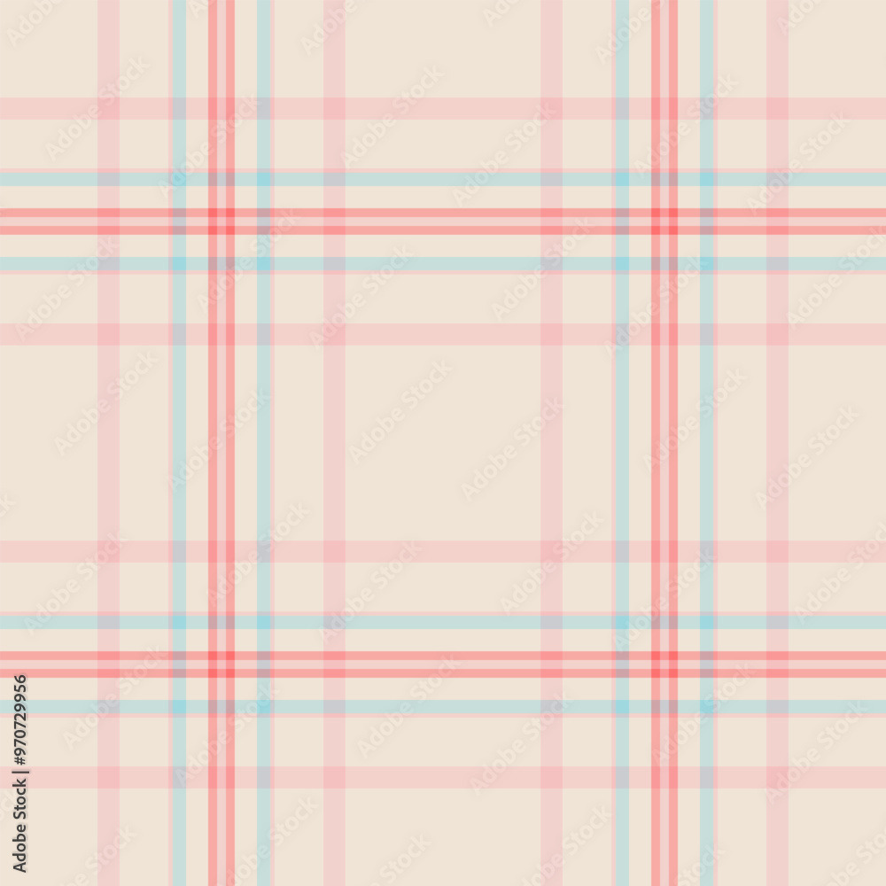 Scratched vector fabric plaid, famous check seamless background. Folk pattern textile texture tartan in light and red colors. Scratched vector fabric plaid, famous check seamless background. Folk pattern textile texture tartan in light and red colors.