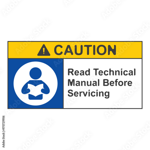 Refer to instruction manual flat symbol