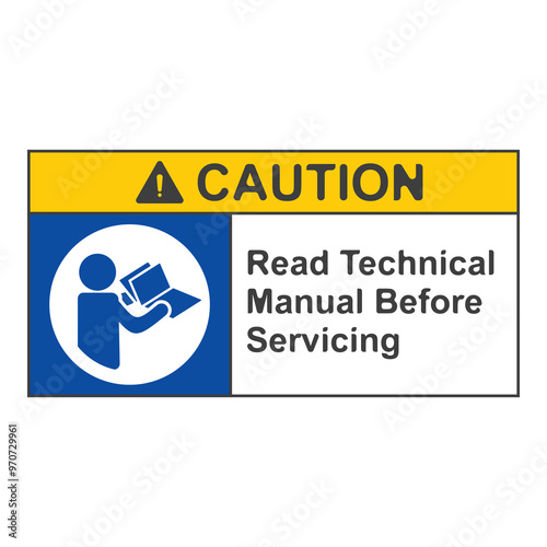 Refer to instruction manual flat symbol