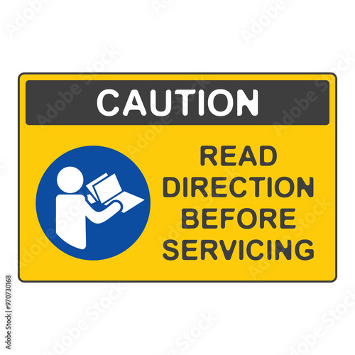 Refer to instruction manual flat symbol