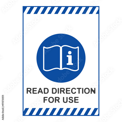 Refer to instruction manual flat symbol