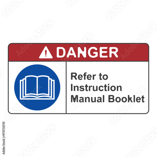 Refer to instruction manual flat symbol