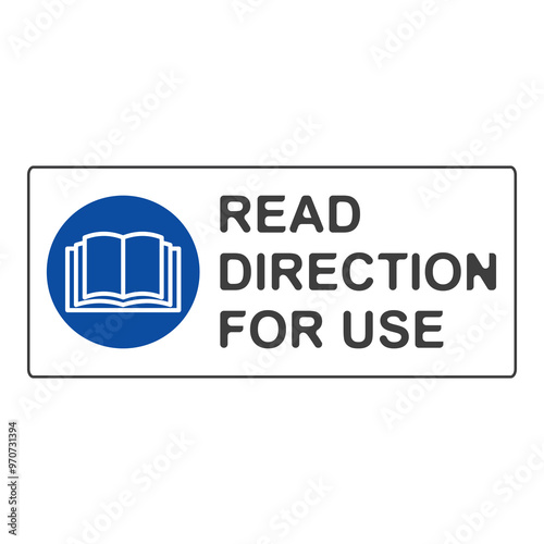 Refer to instruction manual flat symbol