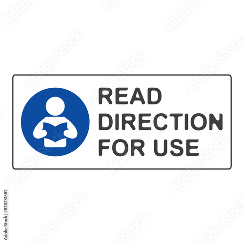 Refer to instruction manual flat symbol