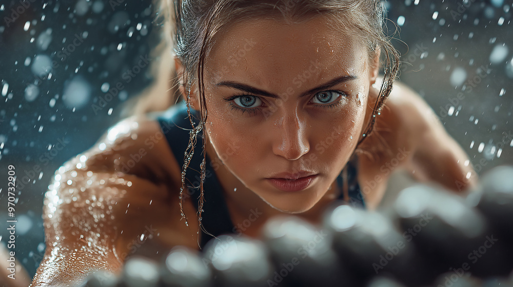 Obraz premium Woman at the Gym