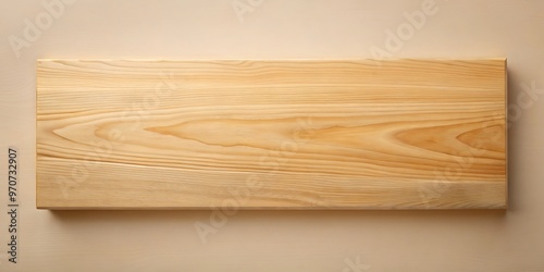 a rectangular wooden plank