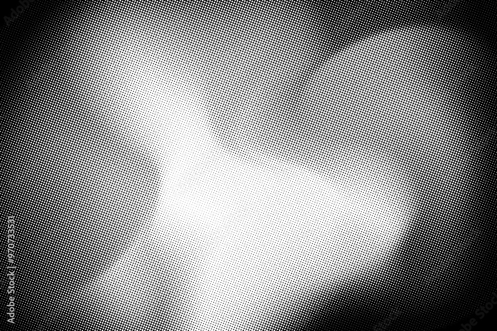 Abstract Grayscale Halftone Texture Background