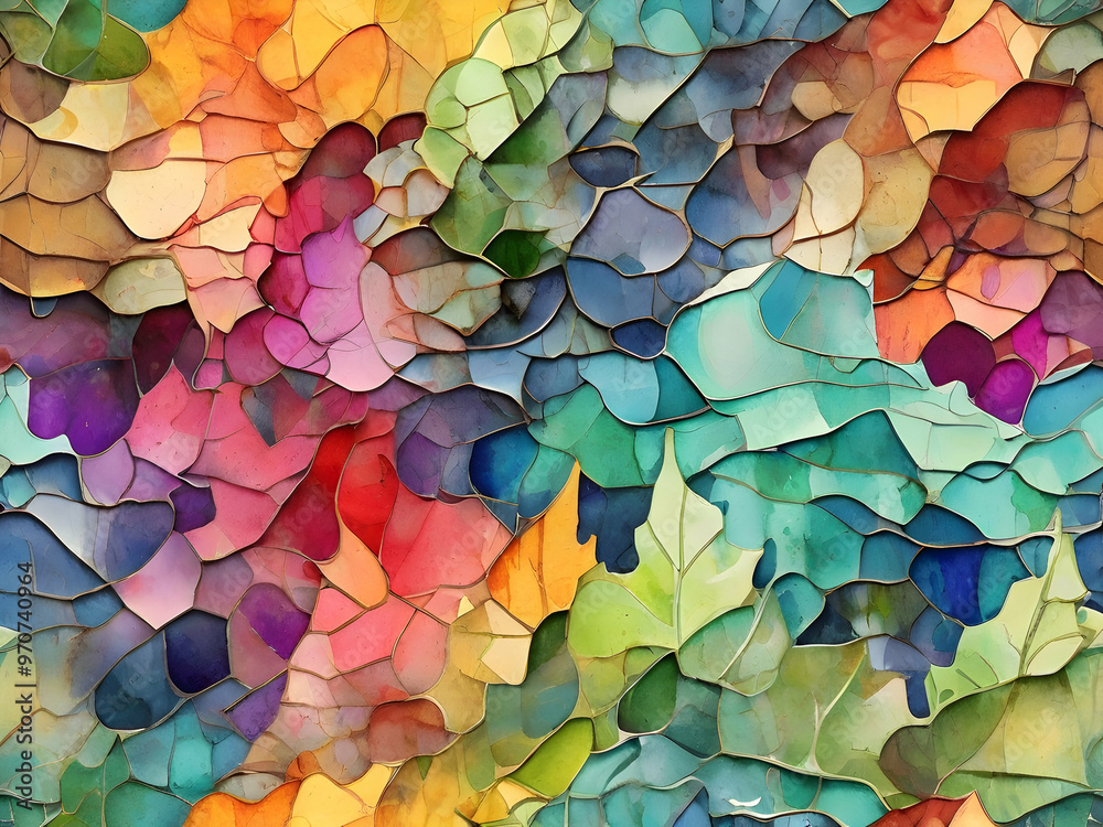 abstract colorful background with triangles,Ai generated abstract colorful background with triangles,Ai generated