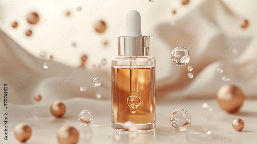 51. Cosmetic oil serum with molecule, essence liquid or whitening serum 3d rendering. Luxurious serum bottle with detailed molecular structure, showcasing the essence and whitening properties. 51. Cosmetic oil serum with molecule, essence liquid or whitening serum 3d rendering. Luxurious serum bottle with detailed molecular structure, showcasing the essence and whitening properties.