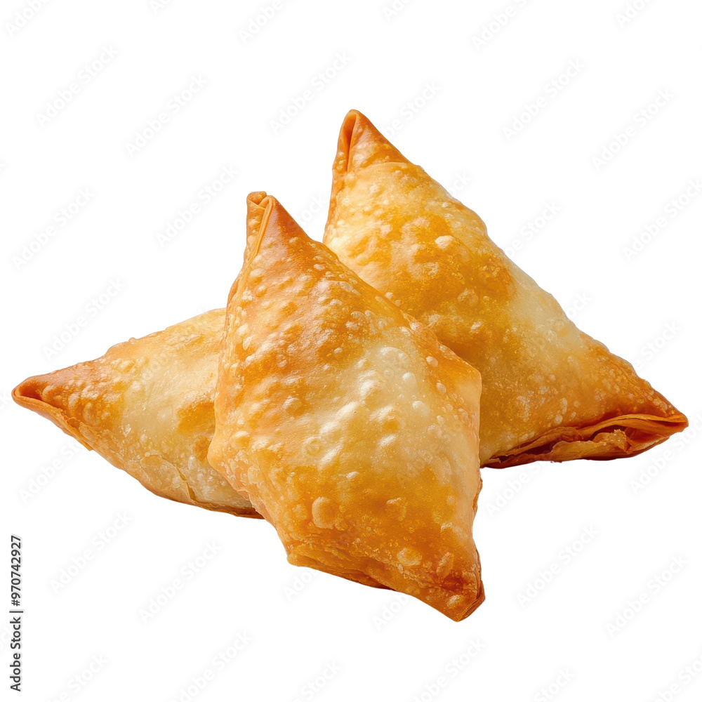 Delicious golden samosas filled with savory ingredients, perfect for appetizers and snacks in various cuisines. Delicious golden samosas filled with savory ingredients, perfect for appetizers and snacks in various cuisines.