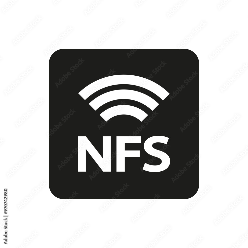 NFC icon illustration. Contactless technology symbol. Wireless communication graphic. Vector payment sign. NFC icon illustration. Contactless technology symbol. Wireless communication graphic. Vector payment sign.