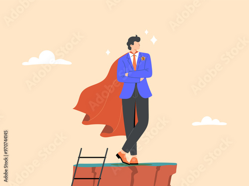 A businessman with outstanding abilities and success in business
