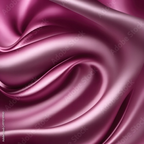 Soft Pastel Maroon Shiny Satin Silk Swirl Abstract Wave Background