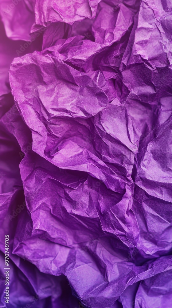 Purple crumpled paper texture background, abstract Purple crumpled paper texture background, abstract