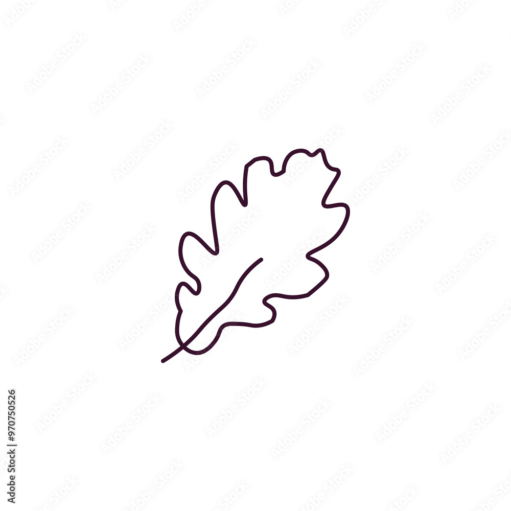 obcordate outline icon. Linear vector from nature concept. Thin line obcordate icon isolated on white background obcordate outline icon. Linear vector from nature concept. Thin line obcordate icon isolated on white background