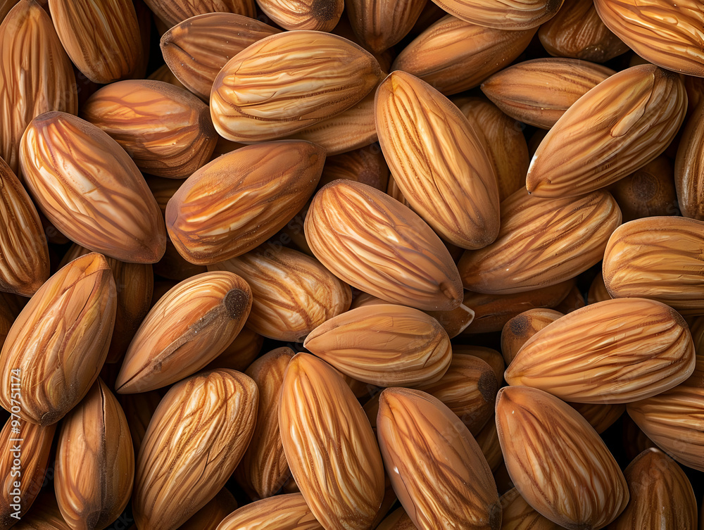 Close-Up Photo of Shelled Almonds Texture Close-Up Photo of Shelled Almonds Texture