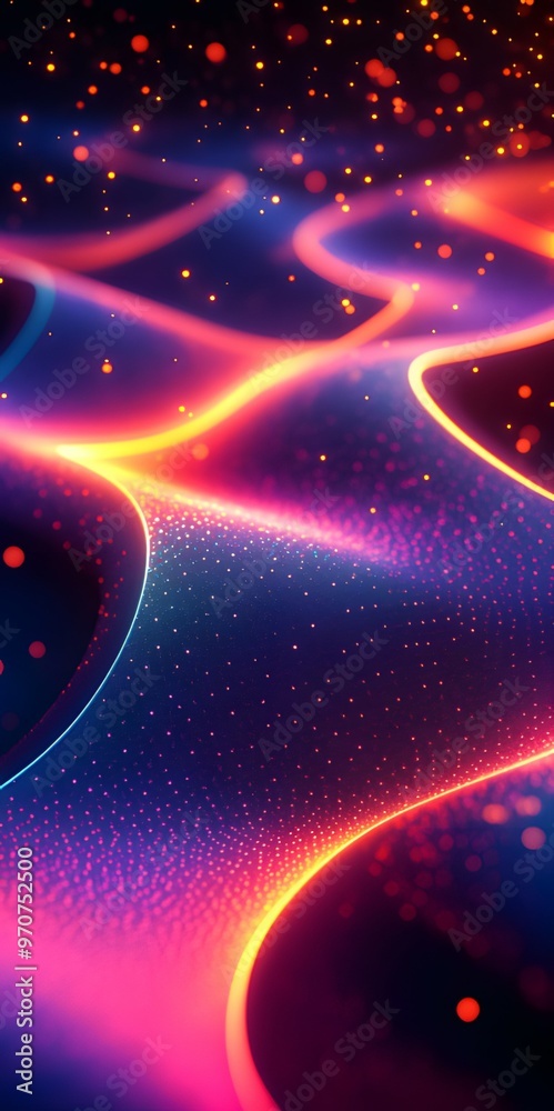 Obraz premium Glare simple dynamic geometric background