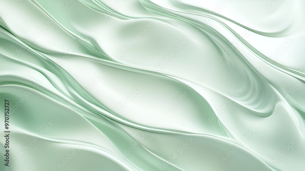 Smooth elegant green silk or satin luxury cloth texture can use as abstract background, Luxurious background design ,abstract green background with smooth lines and waves in it Smooth elegant green silk or satin luxury cloth texture can use as abstract background, Luxurious background design ,abstract green background with smooth lines and waves in it
