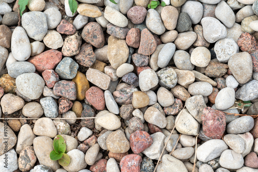 Colorful seamless stone texture, colrful gravel, crushed stone, small stones, gravel texture stones background. small stones in the background. gravel texture,