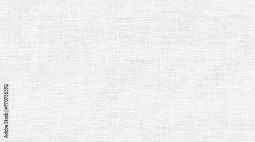 Woven linen fabric texture in soft white, featuring a subtle grid-like weave. Ideal for natural backgrounds, textile designs, and interior decor projects.