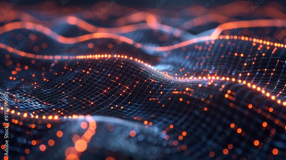 Abstract technology background of a quantum computing Abstract technology background of a quantum computing