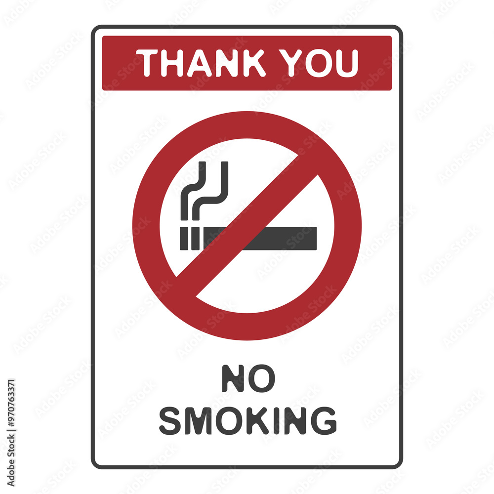 NO SMOKING, NO VAPING, flat logo NO SMOKING, NO VAPING, flat logo