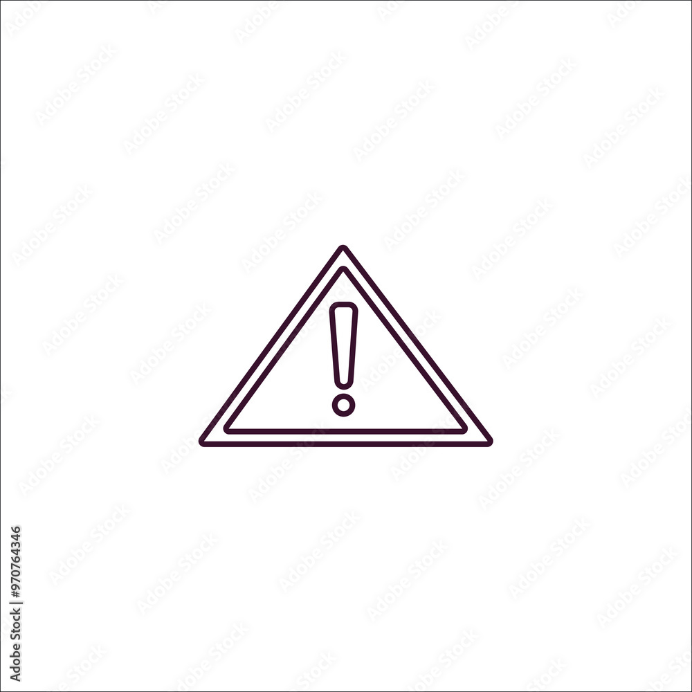 error outline icon. Linear vector from programming concept. Thin line error icon isolated on white background error outline icon. Linear vector from programming concept. Thin line error icon isolated on white background