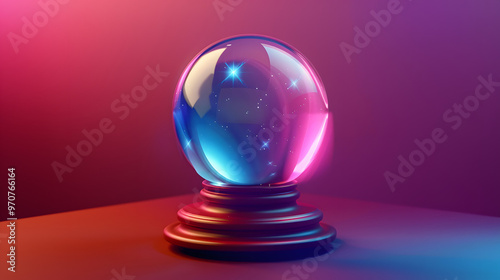 Ball icon magic equipment 3D