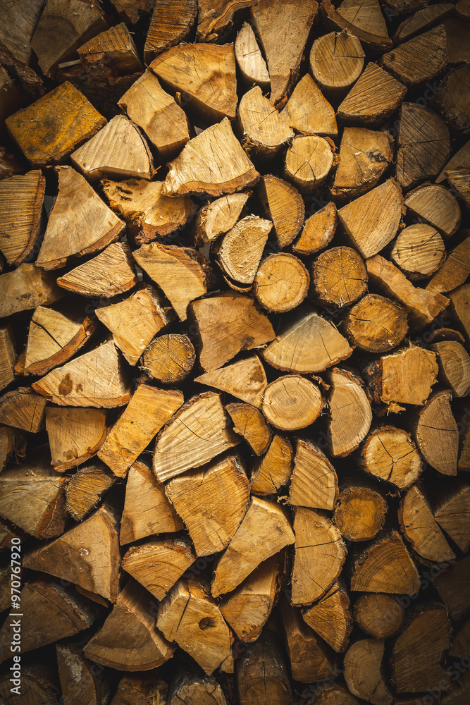 Firewood stacked for storage seamless pattern, dry chopped firewood seamless texture or background Firewood stacked for storage seamless pattern, dry chopped firewood seamless texture or background