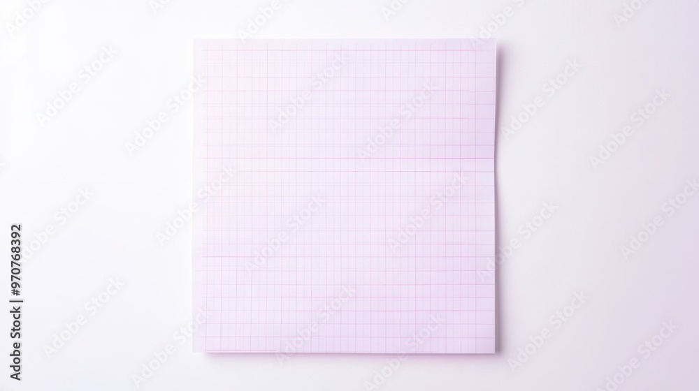 The Pink Grid Paper Sheet