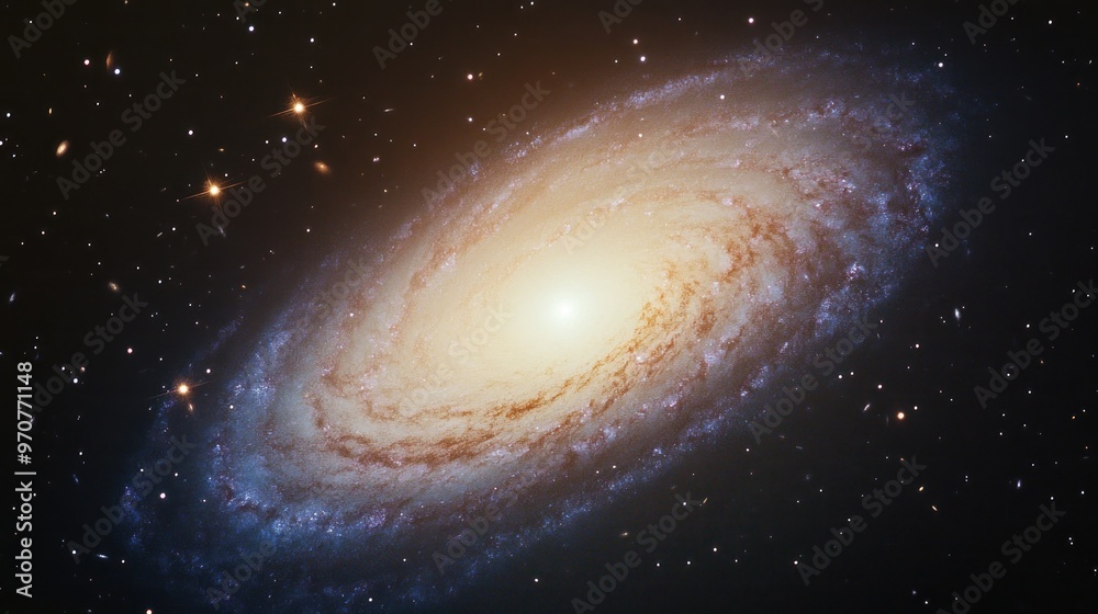 Fototapeta premium Spiral Galaxy in Deep Space